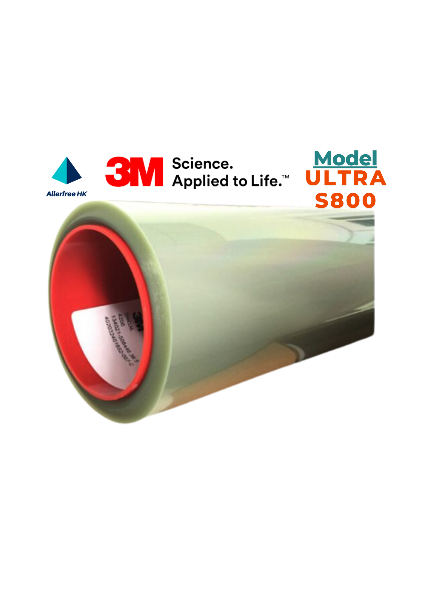 3M 安全防護窗膜 Ultra 系列 S800 固定闊度1.52M x 自訂長度 (每單位一米) – NATROshop