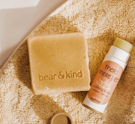Bear and Kind - There There Pet Soothing Shampoo Bar 狗狗舒緩過敏洗髮皂 - NATROshop