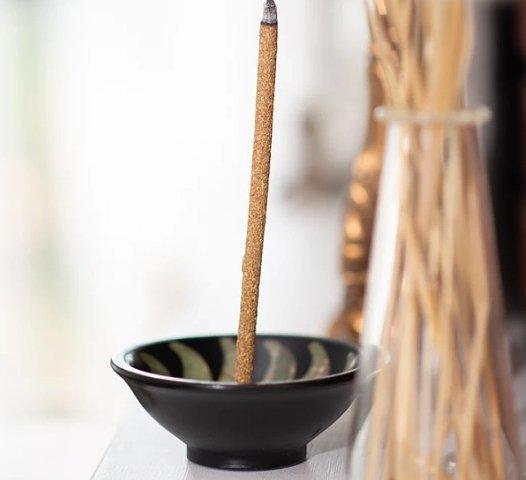 Luna Sandara - Chulucanas Ceramic Incense Holder 古典陶瓷香爐(綠色) - NATROshop