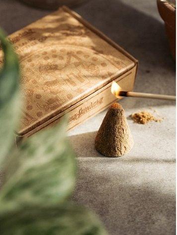 Luna Sundara - Palo Santo Premium Incense Cones 高級秘魯聖木香筒(10粒裝) - NATROshop